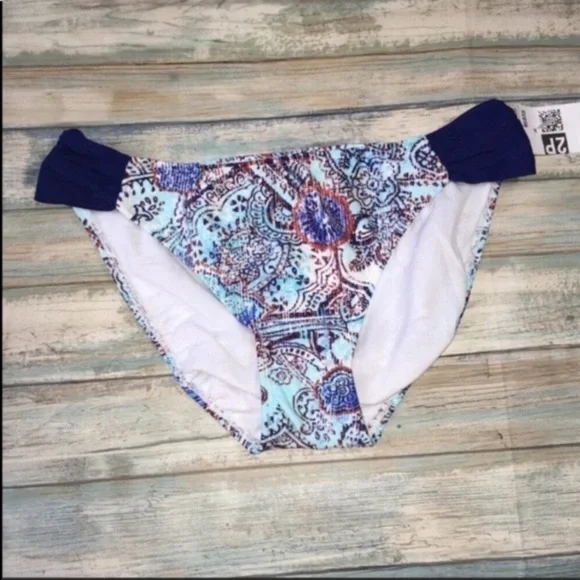 Arizona Jeans Co Blue Bikini Bottoms - Picture 1 of 3